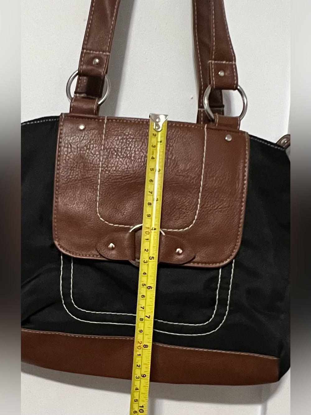 Color Block Shoulder Bag - Picture 4 of 5